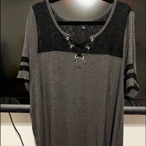 Torrid long lace T-shirt size 5